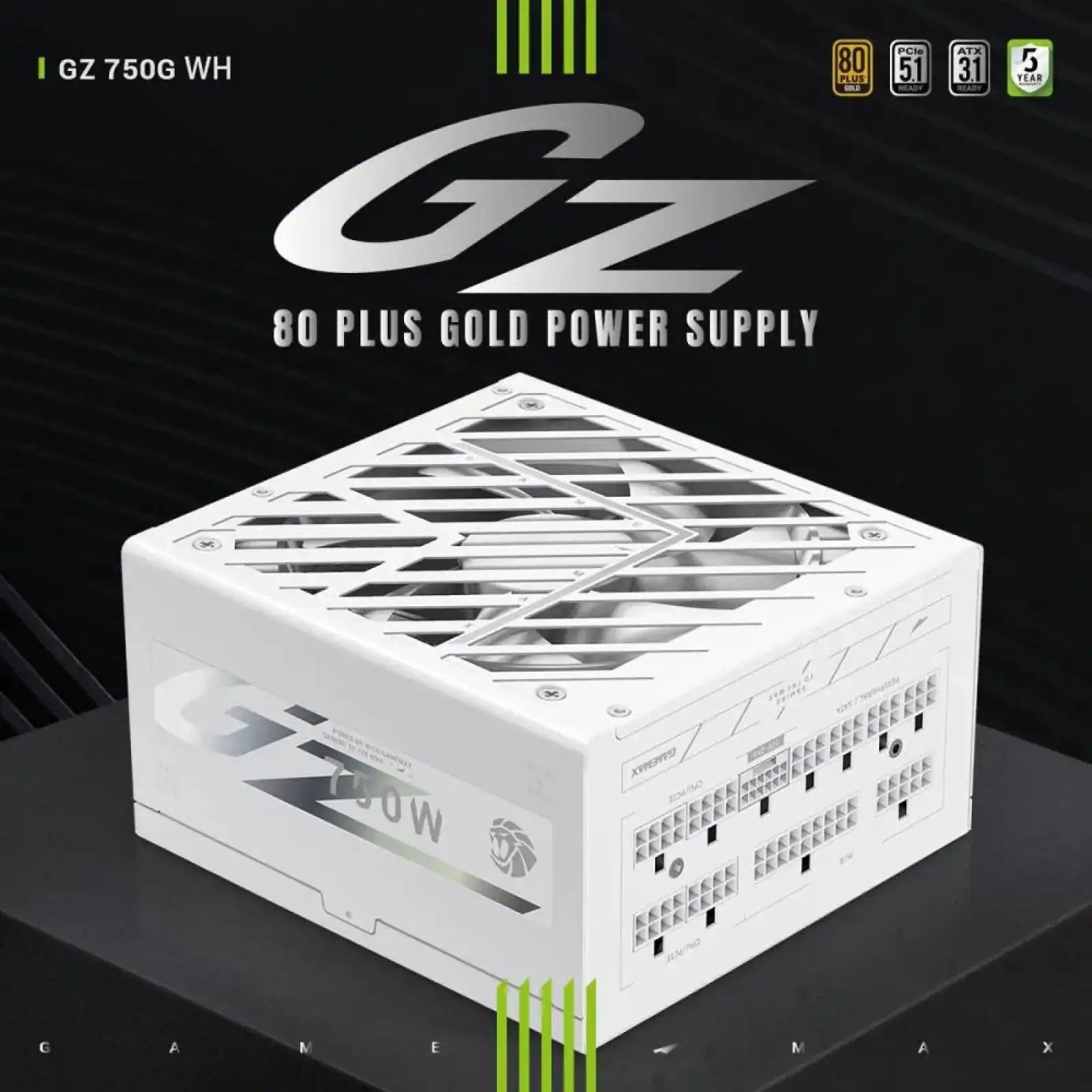 Блок живлення GameMax GZ 750G WH UA