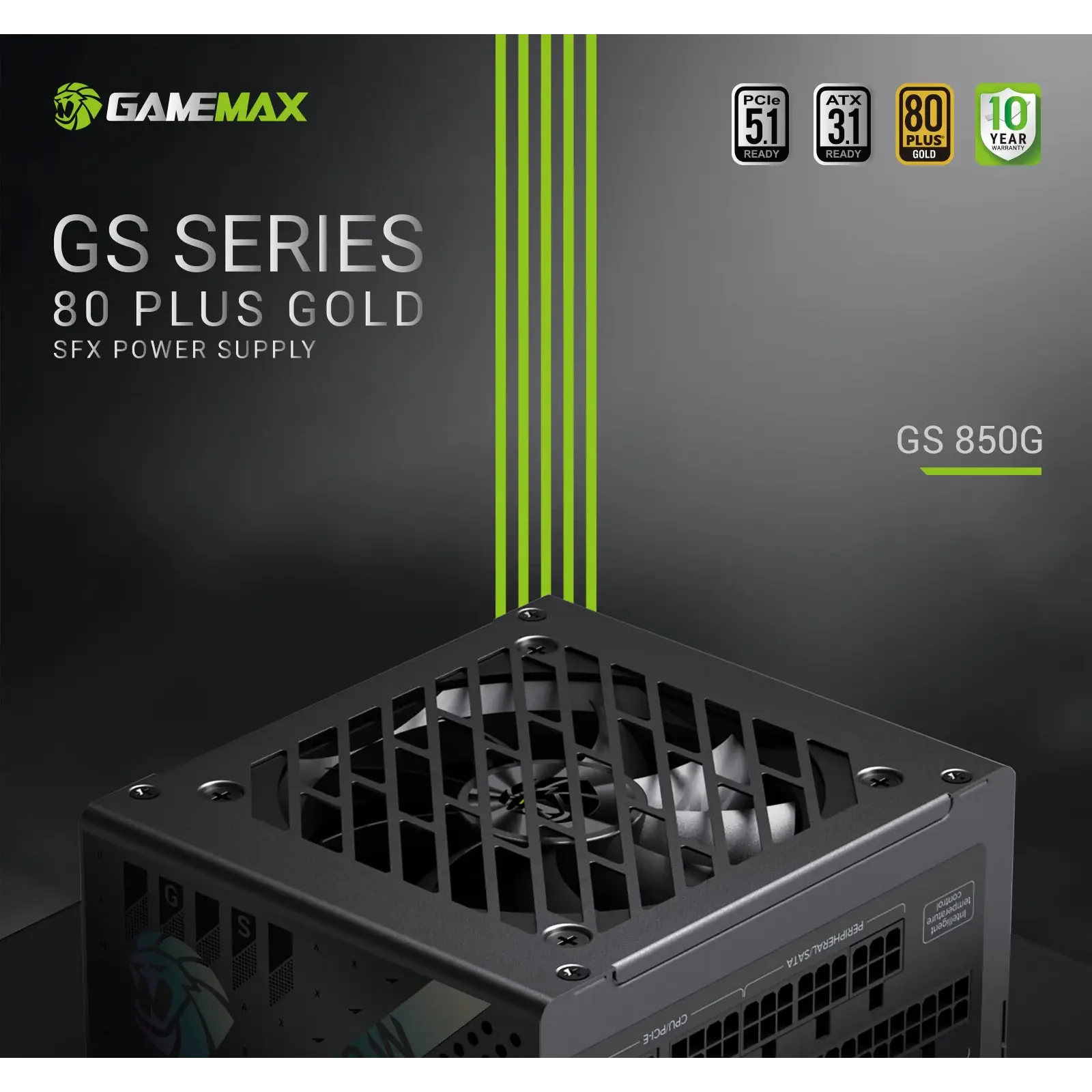 Блок живлення GAMEMAX GS 850G V25 UA