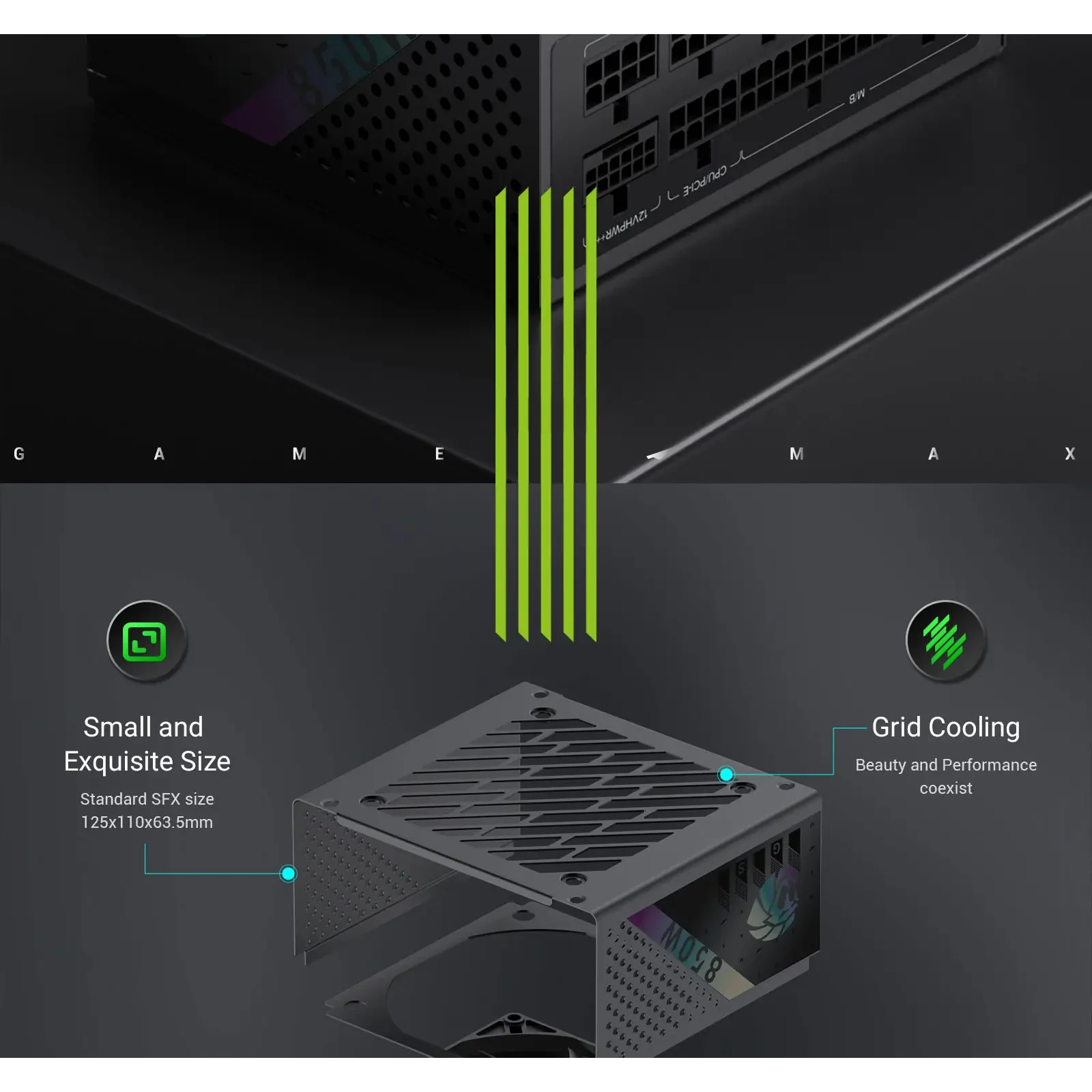 Блок живлення GAMEMAX GS 850G V25 UA