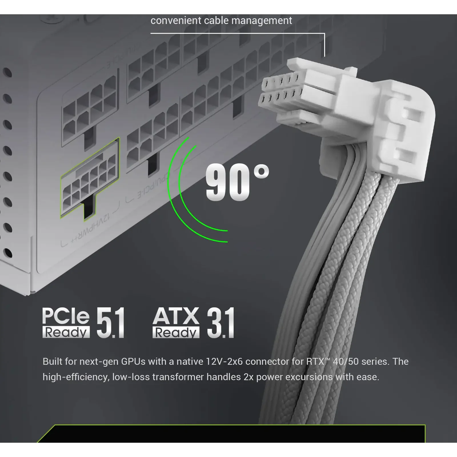 Блок живлення GAMEMAX GS 750G WH V25 UA