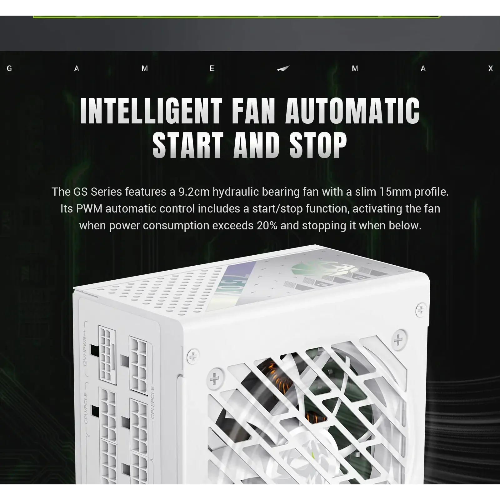 Блок живлення GAMEMAX GS 750G WH V25 UA