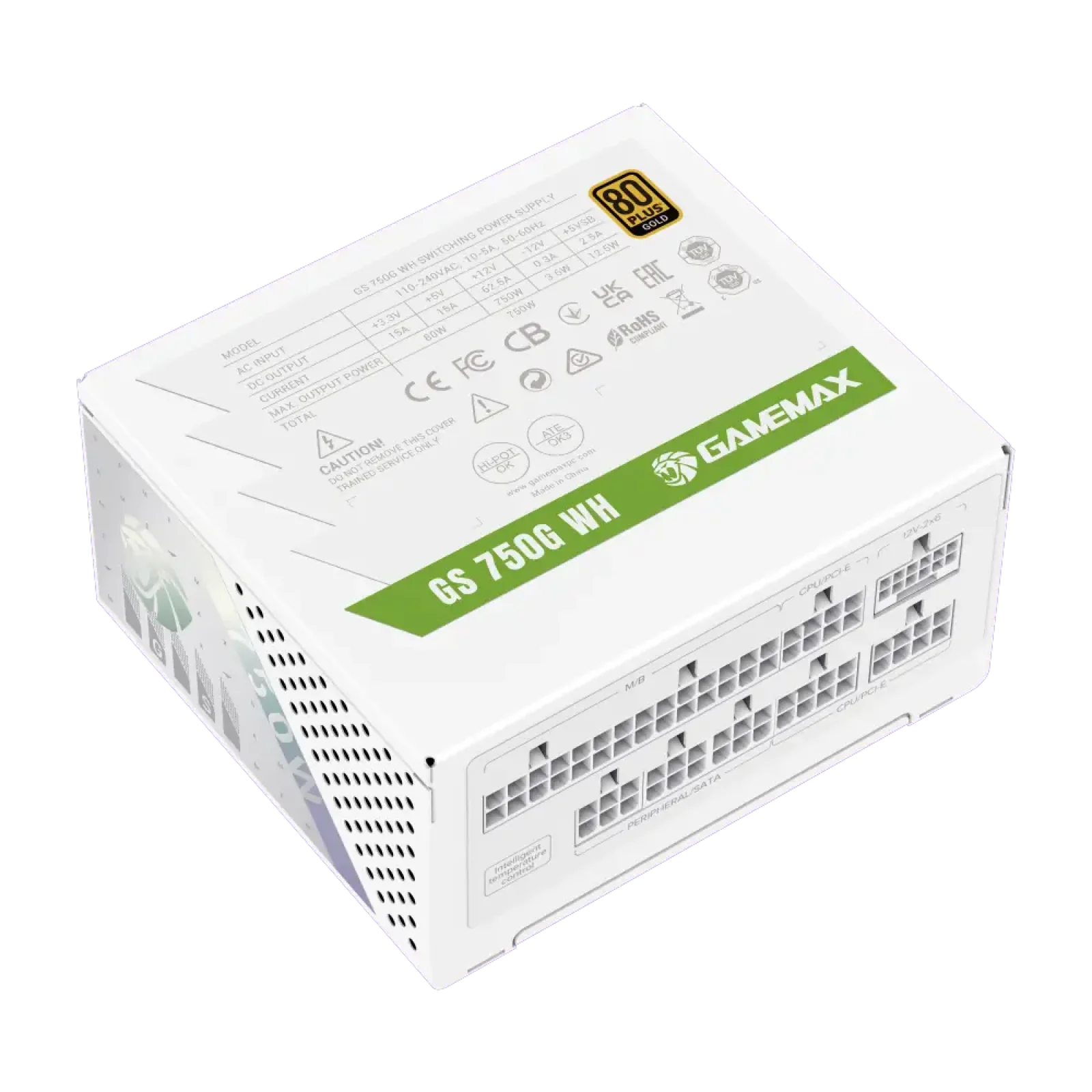 Блок живлення GAMEMAX GS 750G WH V25 UA