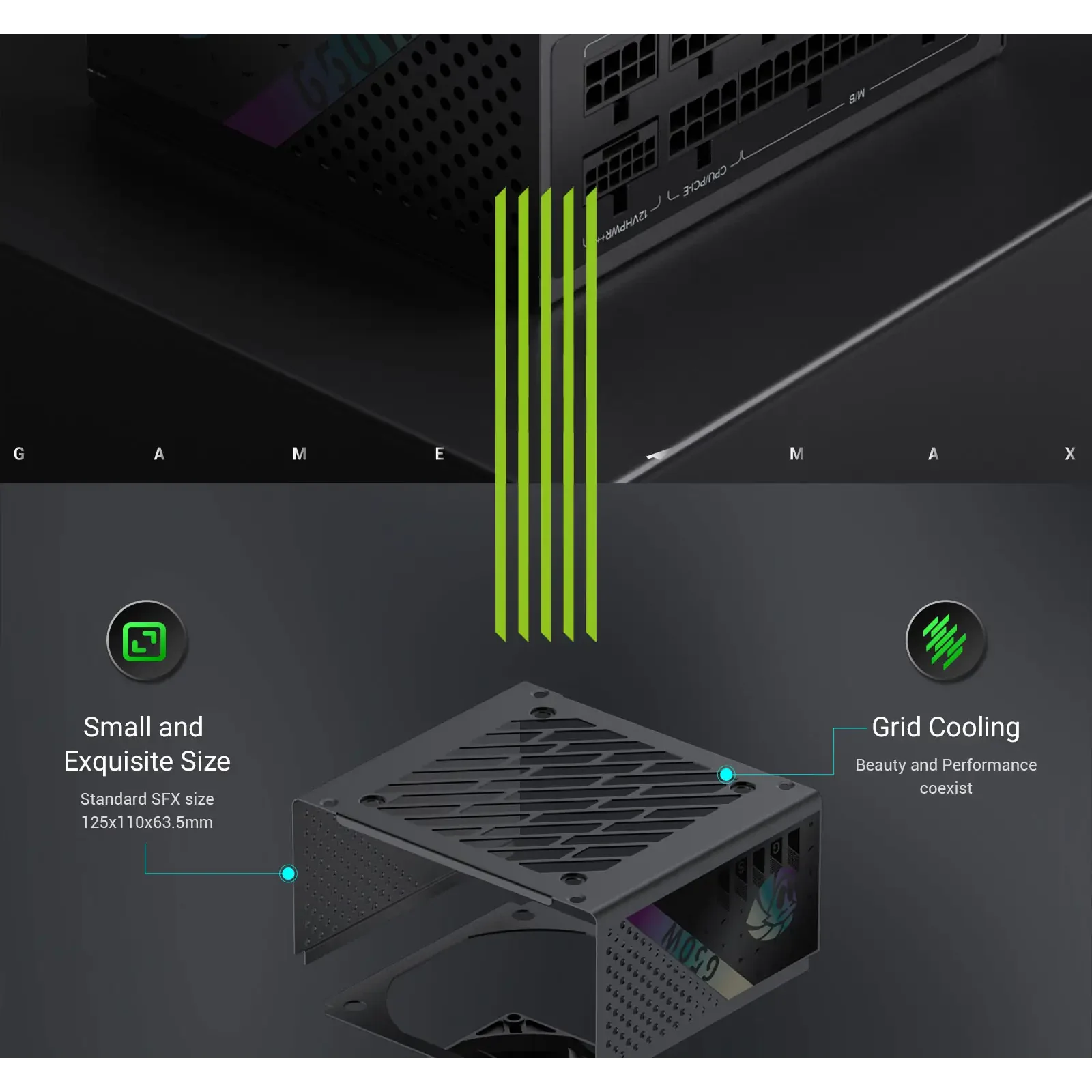 Блок живлення GAMEMAX GS 650G V25 UA