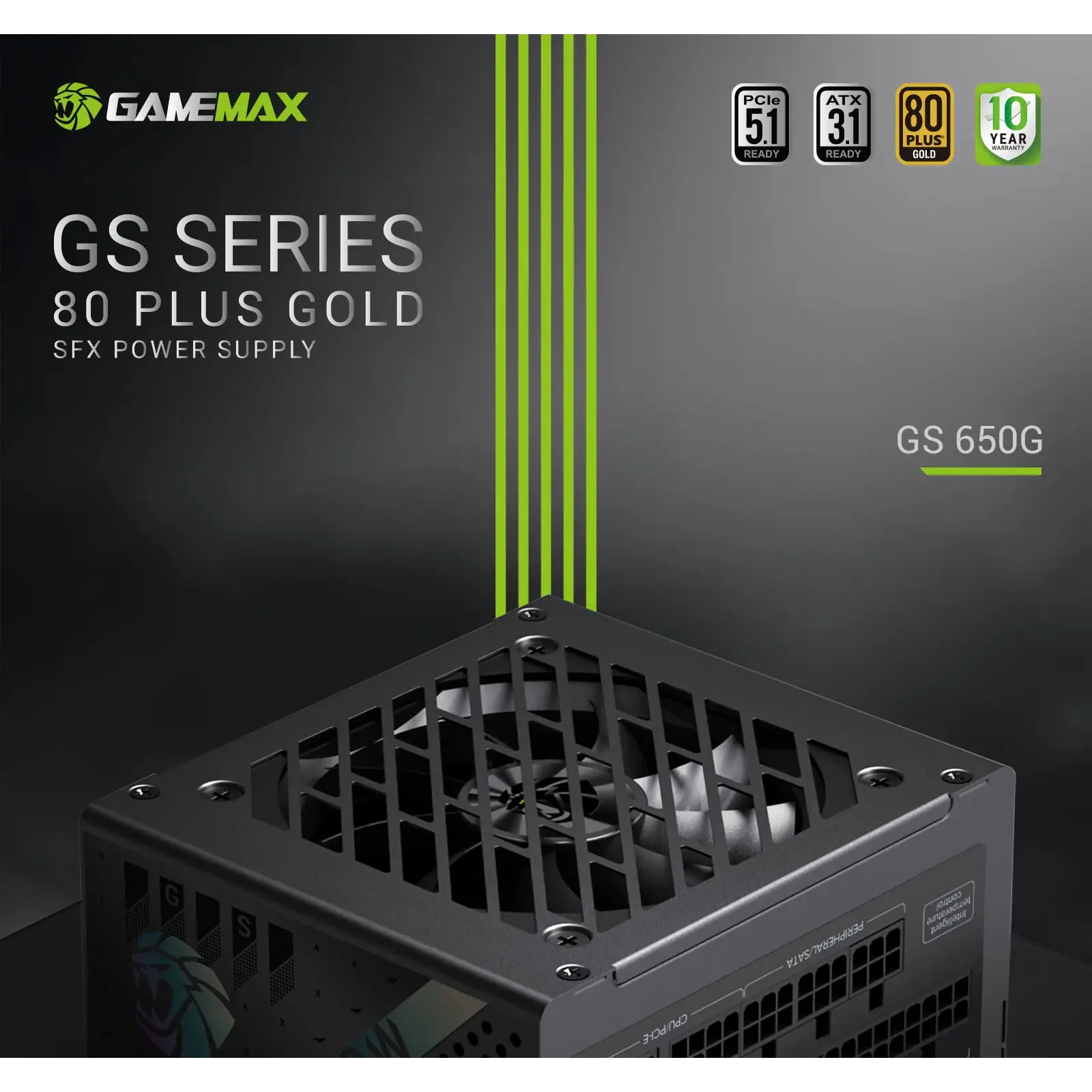 Блок живлення GAMEMAX GS 650G V25 UA