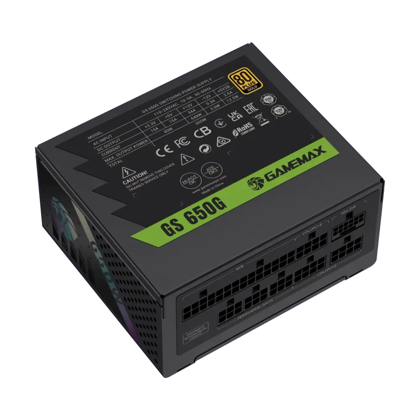 Блок живлення GAMEMAX GS 650G V25 UA