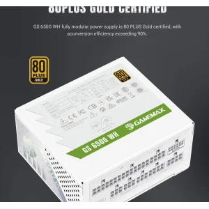 Блок питания GAMEMAX GS 650G WH V25 UA