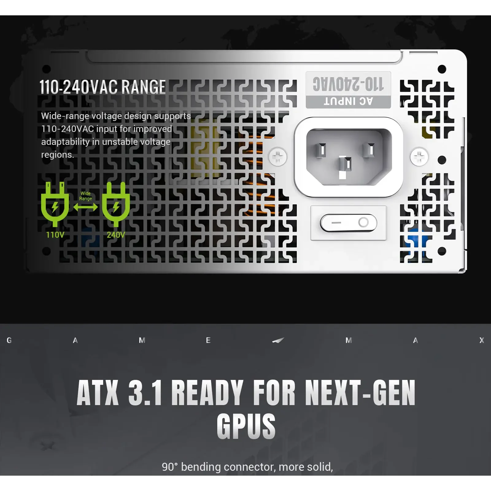 Блок питания GAMEMAX GS 650G WH V25 UA