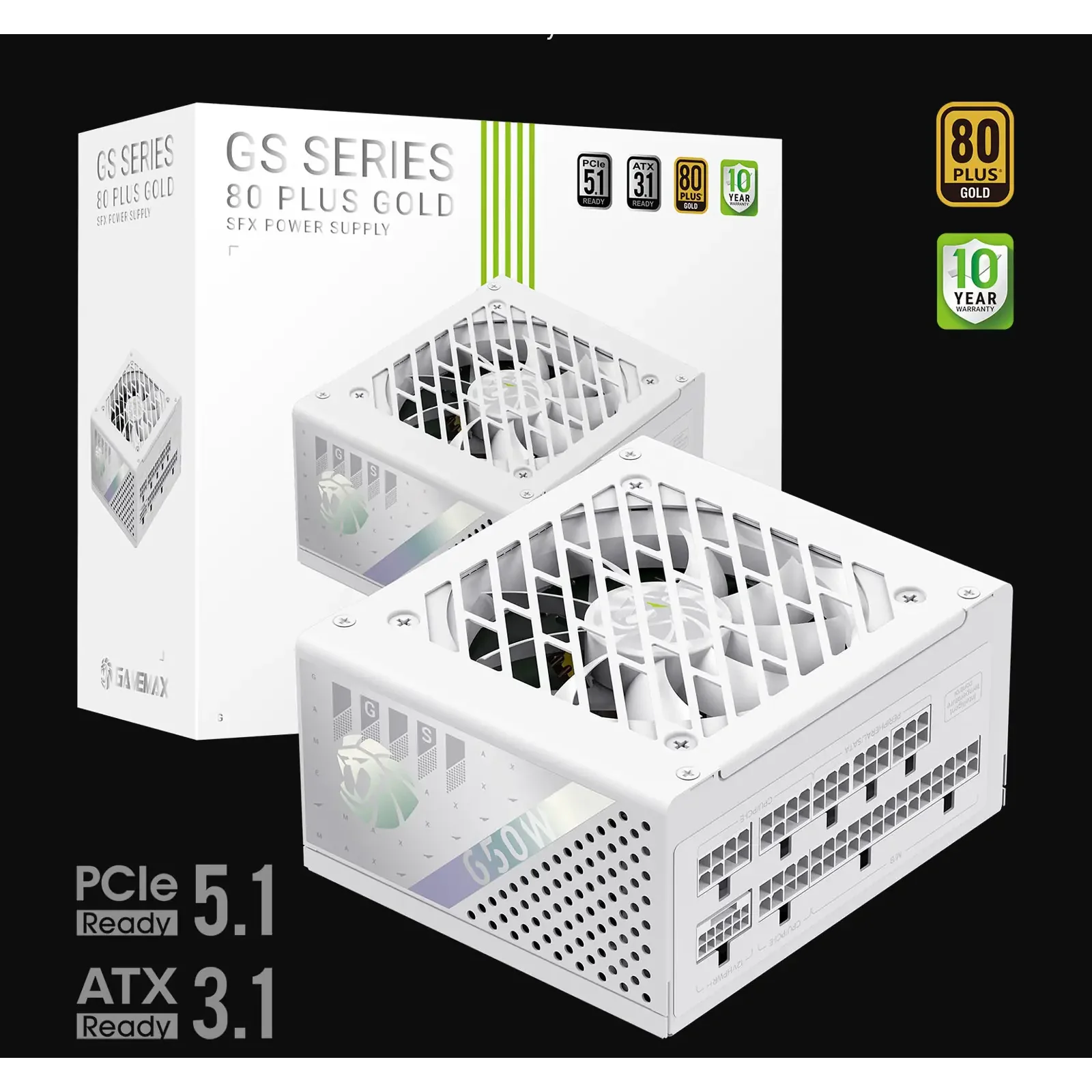 Блок питания GAMEMAX GS 650G WH V25 UA