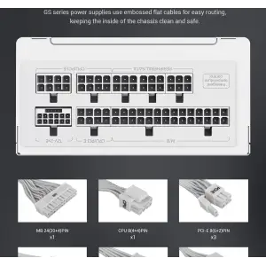 Блок живлення GAMEMAX GS 650G WH V25 UA