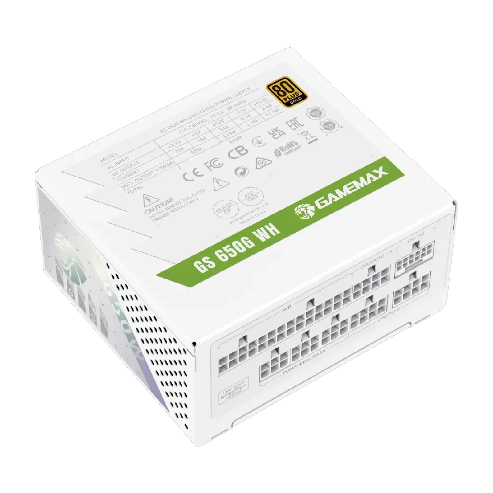 Блок питания GAMEMAX GS 650G WH V25 UA