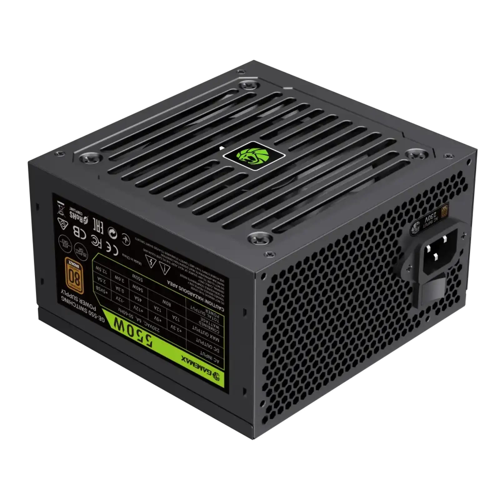 Блок живлення GameMax 550W GE-550 UA