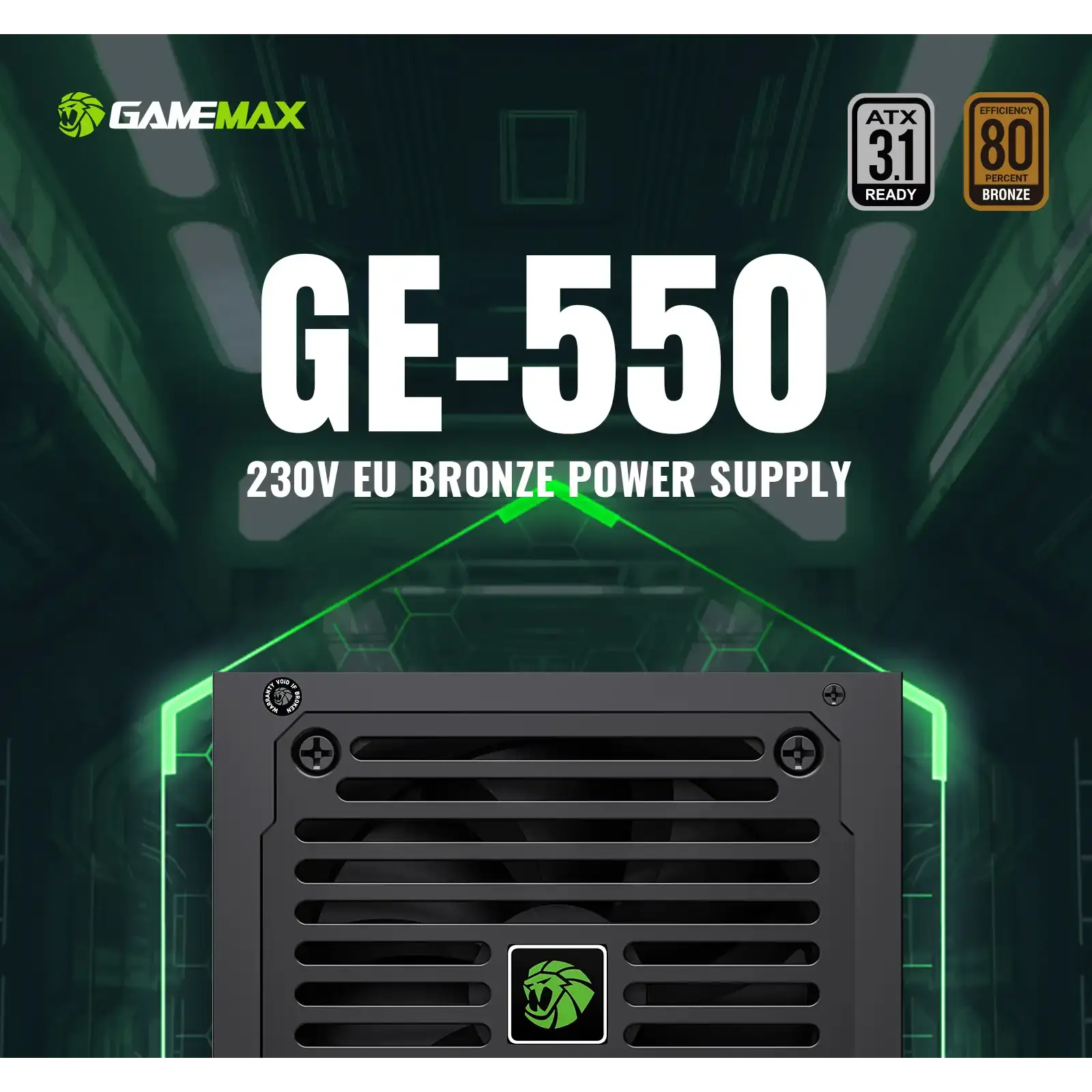 Блок живлення GameMax 550W GE-550 UA