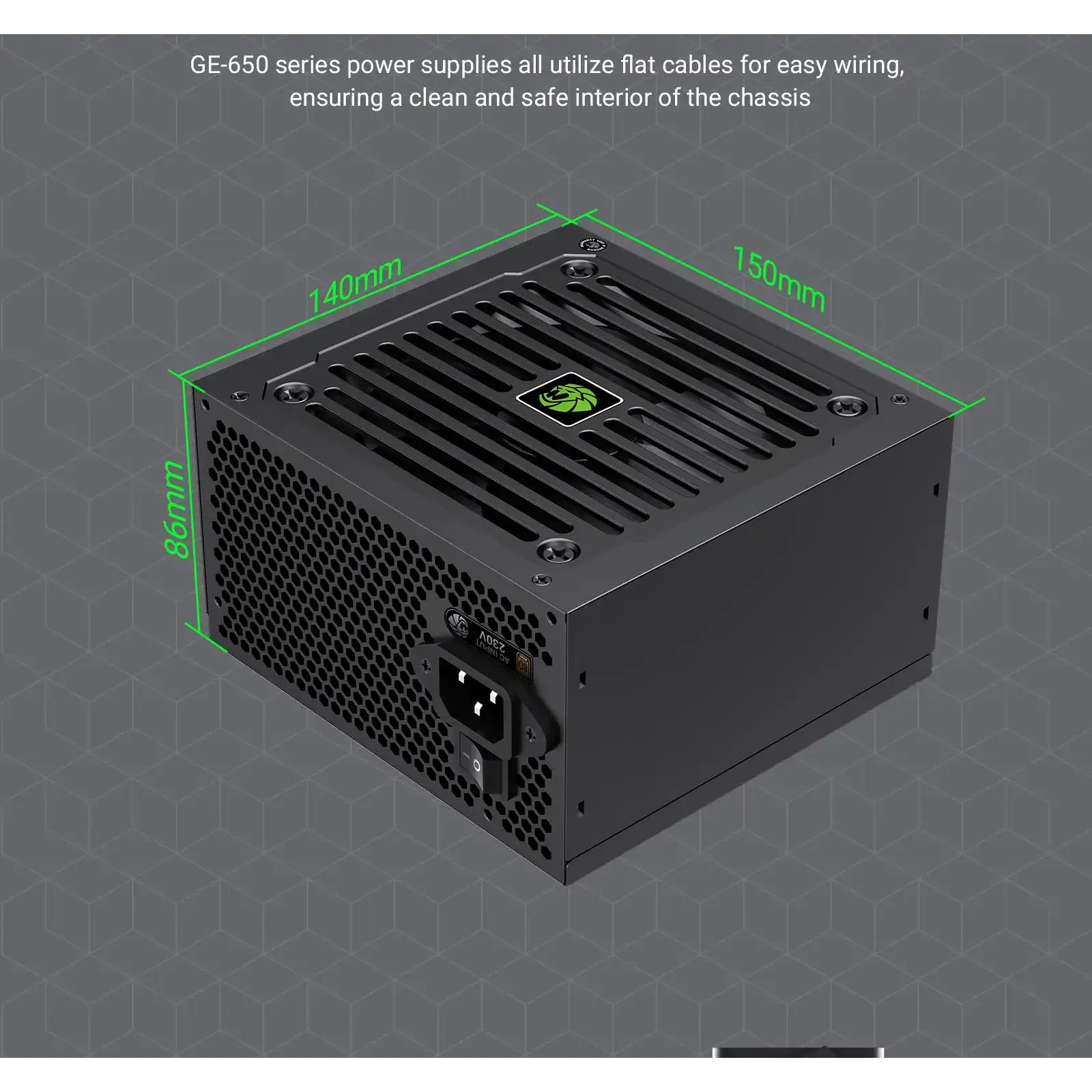 Блок живлення GameMax 650W GE-650 UA