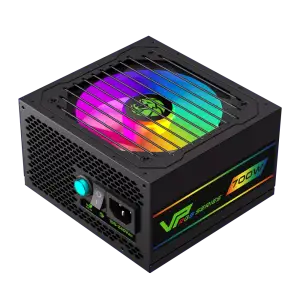 Блок живлення GAMEMAX 700W, 80+ Bronze, fan 120mm PCIe 5. 1 & ATX3.1, Native 12V-2x6 OPP/OVP/UVP/OCP/SCP/OT VP 700S BK-RGB UA