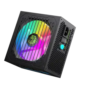 Блок живлення GAMEMAX 700W, 80+ Bronze, fan 120mm PCIe 5. 1 & ATX3.1, Native 12V-2x6 OPP/OVP/UVP/OCP/SCP/OT VP 700S BK-RGB UA