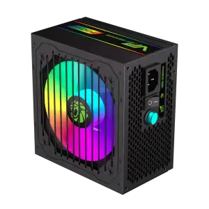 Блок живлення GAMEMAX 700W, 80+ Bronze, fan 120mm PCIe 5. 1 & ATX3.1, Native 12V-2x6 OPP/OVP/UVP/OCP/SCP/OT VP 700S BK-RGB UA