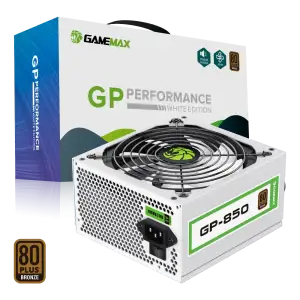 Блок живлення GAMEMAX 850W, 80+ Bronze, fan 140mm OPP/OVP/ UVP/OCP/SCP/OTP/NLP/SIP/OLP/NLO GP-850 White UA