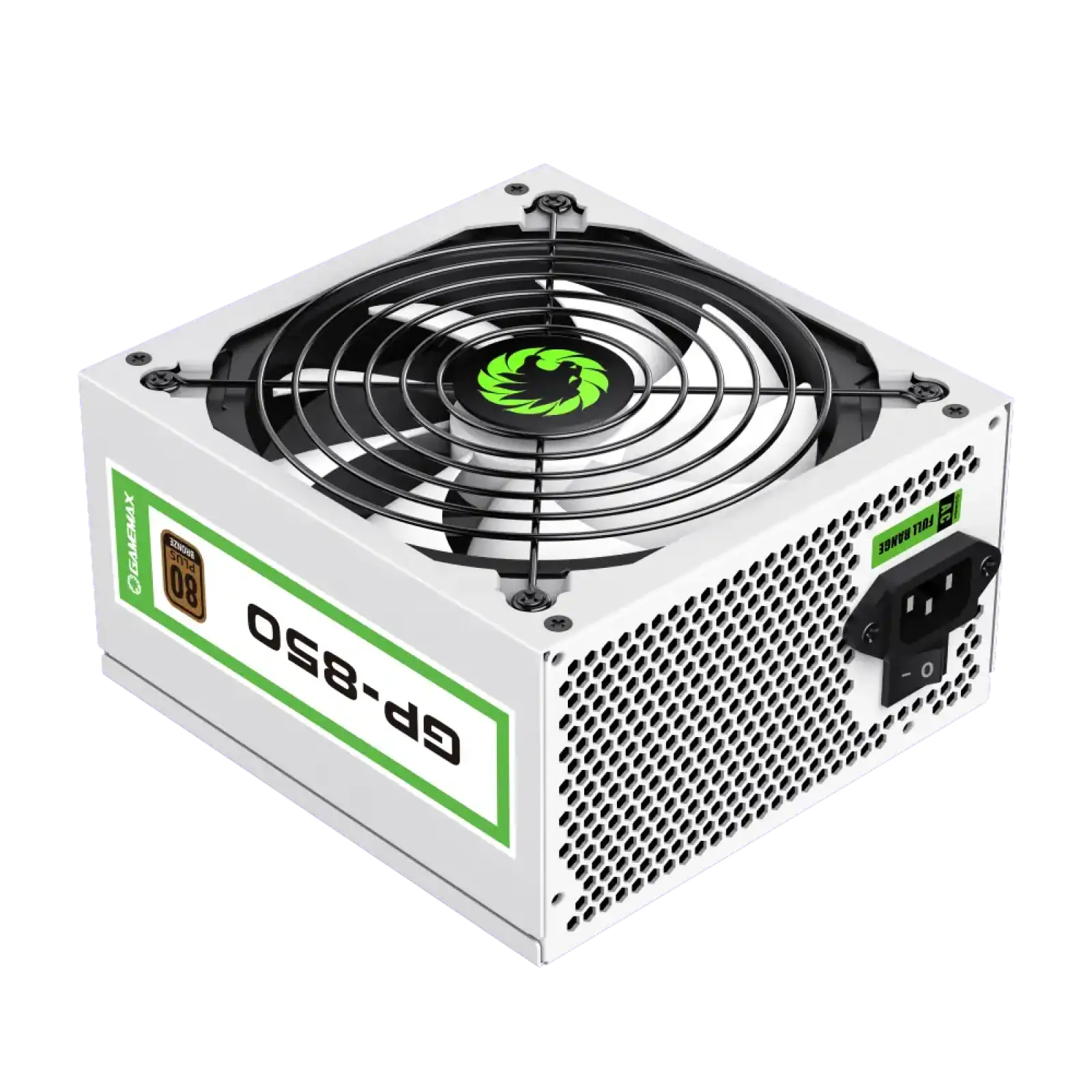 Блок живлення GAMEMAX 850W, 80+ Bronze, fan 140mm OPP/OVP/ UVP/OCP/SCP/OTP/NLP/SIP/OLP/NLO GP-850 White UA