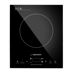 Індукційна електроплитка ESPERANZA 2000W, Black, 1 комфорка діаметром 22см, дисплей, таймер EKH009 UA