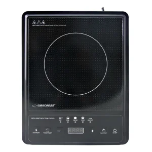 Индукционная электроплита ESPERANZA 2000W, Black, 1 комфорка діаметром 20см, дисплей, таймер EKH011 UA