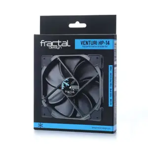 Вентилятор для корпусу FRACTAL DESIGN 140 мм, PWM Venturi HP-14 PWM FD-FAN-VENT-HP14-PWM-BK UA