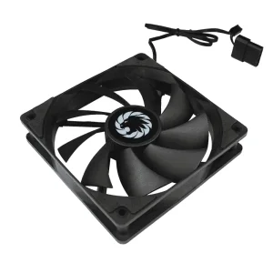 Вентилятор для корпусу GAMEMAX 120mm/Підшипник/Чорний GMX-WFBK-BK UA