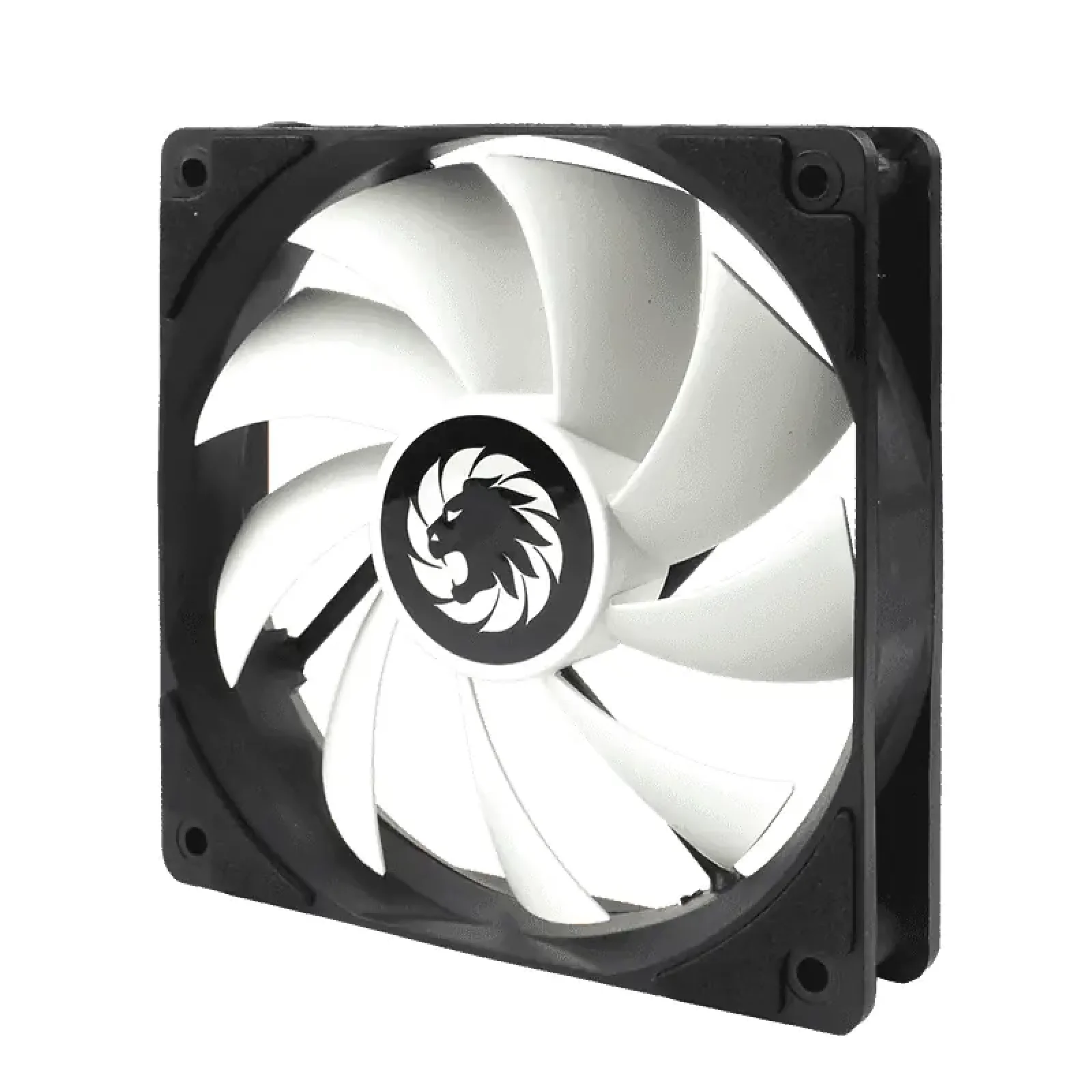 Кулер для корпусу GAMEMAX 120 мм, Molex+3pin, 23.4dB, 46.5CFM, білий з чорною рамкою GMX-WFBK-WT UA