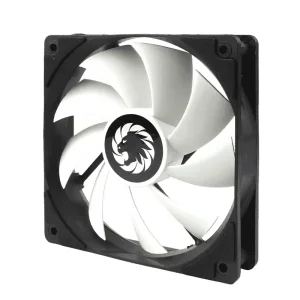 Кулер для корпусу GAMEMAX 120 мм, Molex+3pin, 23.4dB, 46.5CFM, білий з чорною рамкою GMX-WFBK-WT UA