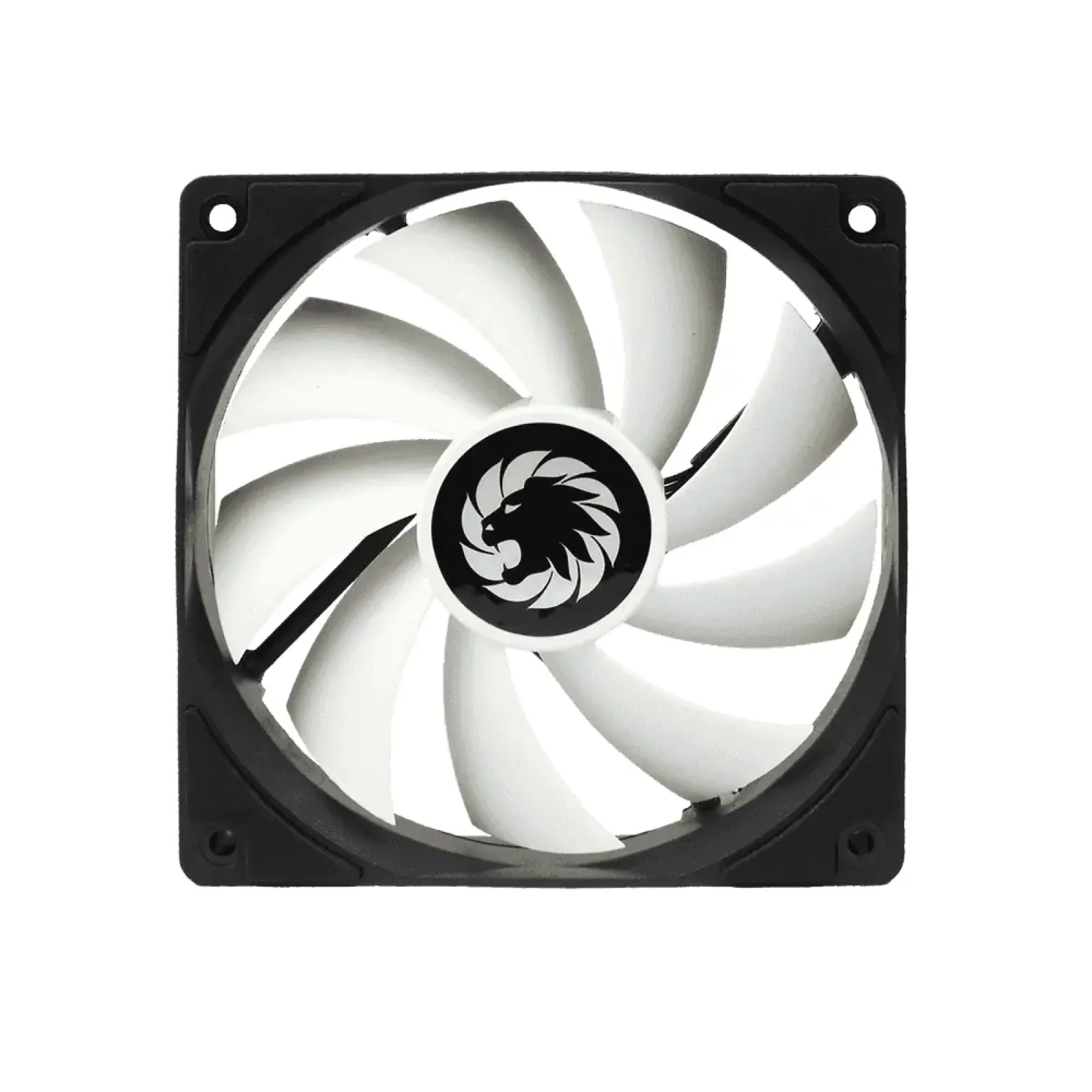 Кулер для корпусу GAMEMAX 120 мм, Molex+3pin, 23.4dB, 46.5CFM, білий з чорною рамкою GMX-WFBK-WT UA