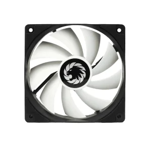Кулер для корпуса GAMEMAX 120 мм, Molex+3pin, 23.4dB, 46.5CFM, білий з чорною рамкою GMX-WFBK-WT UA