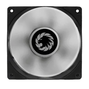 Кулер для корпусу GAMEMAX 120 мм, Molex+3pin, 23.4dB, 46.5CFM, білий з чорною рамкою GMX-WFBK-WT UA