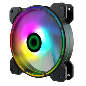 Кулер для корпусу GAMEMAX 120 мм, 3pin(F)/4pin Molex ARGB, чорна рамка FN-12Rainbow-D (FN-12Rainbow-D ) UA