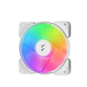 Вентилятор для корпуса FRACTAL DESIGN 120 мм, білий, RGB Aspect 12 RGB White Frame (FD-F-AS1-1208) UA