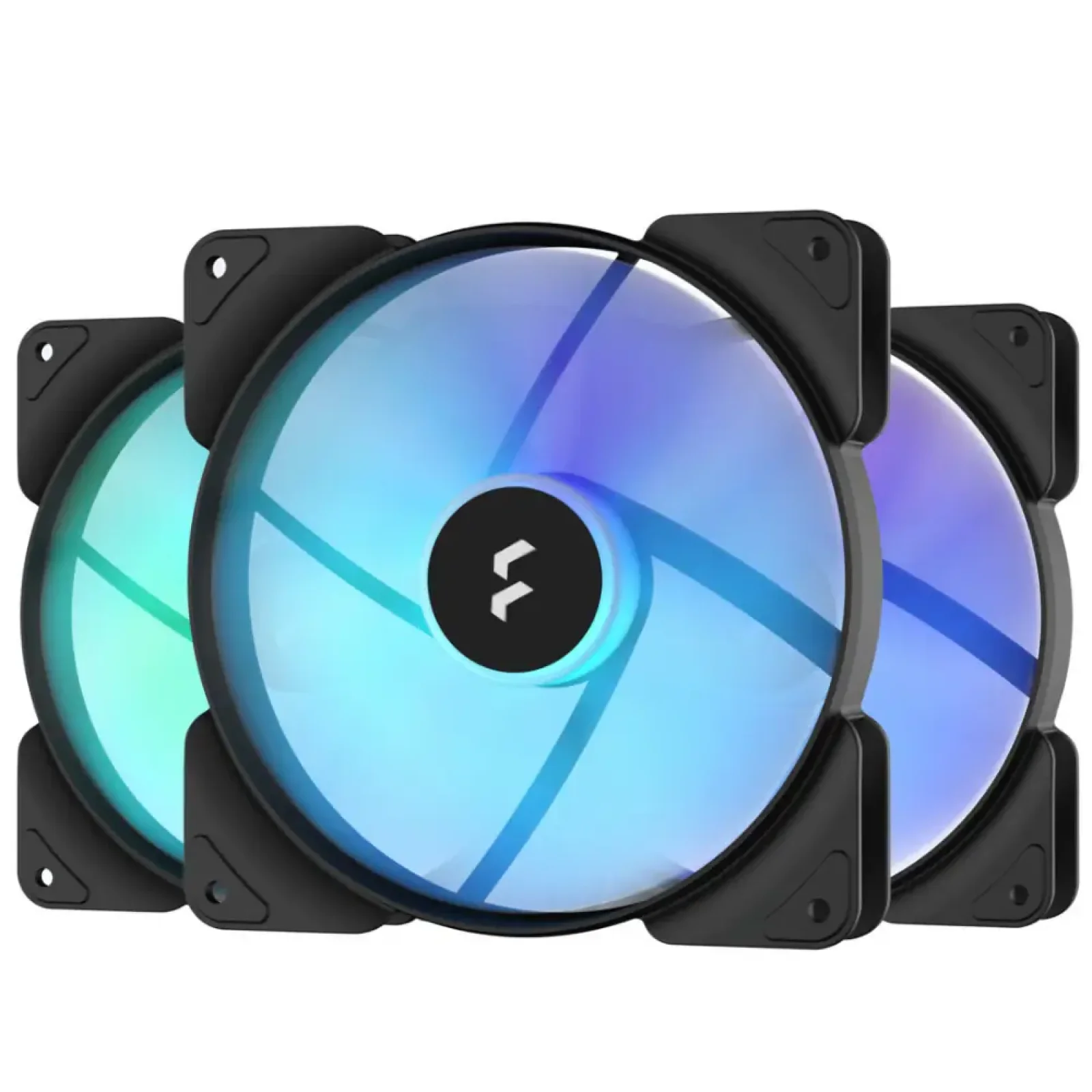 Вентилятор для корпуса FRACTAL DESIGN 140 мм,чорна рамка, RGB PWM Aspect 14 RGB PWM Black Frame (FD-F-AS1-1405) UA
