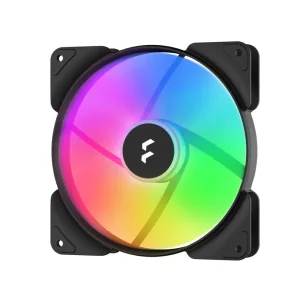 Вентилятор для корпуса FRACTAL DESIGN 140 мм,чорна рамка, RGB PWM Aspect 14 RGB PWM Black Frame (FD-F-AS1-1405) UA