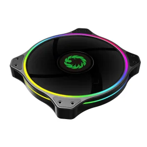 Кулер для корпуса GAMEMAX 200 мм, ARGB, 25.4-3pin, CFM38.6, 29.5dB, 800±200RPM, чорний GMX-20-ARGB UA
