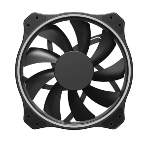 Кулер для корпуса GAMEMAX 200 мм, ARGB, 25.4-3pin, CFM38.6, 29.5dB, 800±200RPM, чорний GMX-20-ARGB UA