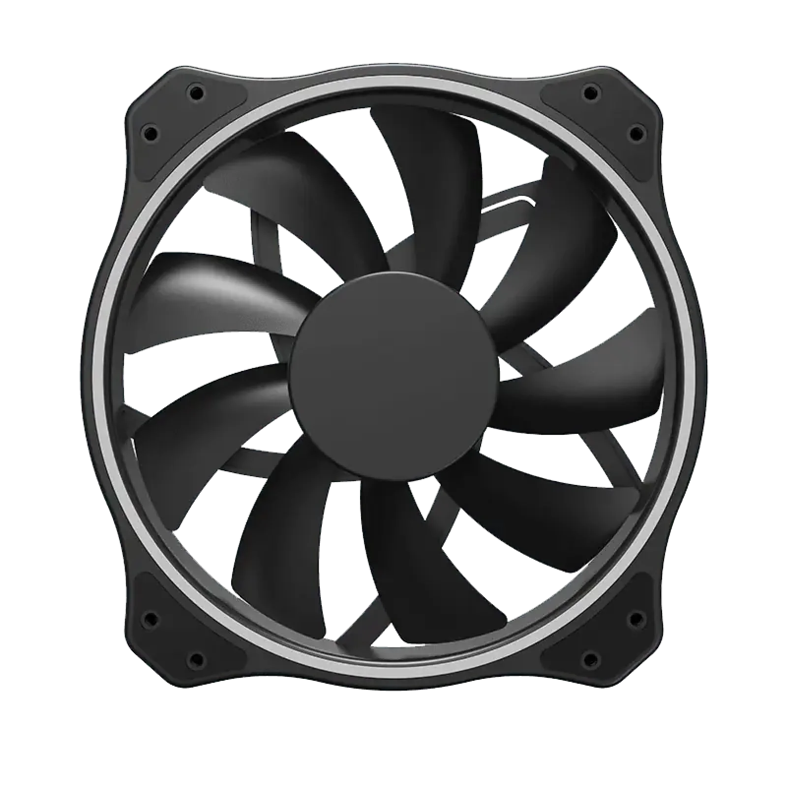 Кулер для корпуса GAMEMAX 200 мм, ARGB, 25.4-3pin, CFM38.6, 29.5dB, 800±200RPM, чорний GMX-20-ARGB UA
