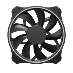Кулер для корпуса GAMEMAX 200 мм, ARGB, 25.4-3pin, CFM38.6, 29.5dB, 800±200RPM, чорний GMX-20-ARGB UA