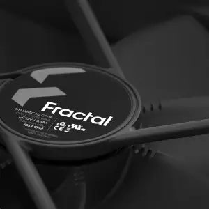 Вентилятор для корпусу FRACTAL DESIGN 180 мм, чорний, PWM Dynamic X2 GP-18 PWM Black (FD-FAN-DYN-X2-GP18-PWM-BK) UA
