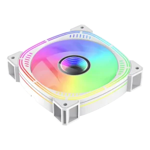 Кулер для корпусу GAMEMAX 120 мм, 3pin(M/F)/4pin(M/F) ARGB, білий GMX-12ARGB-L UA