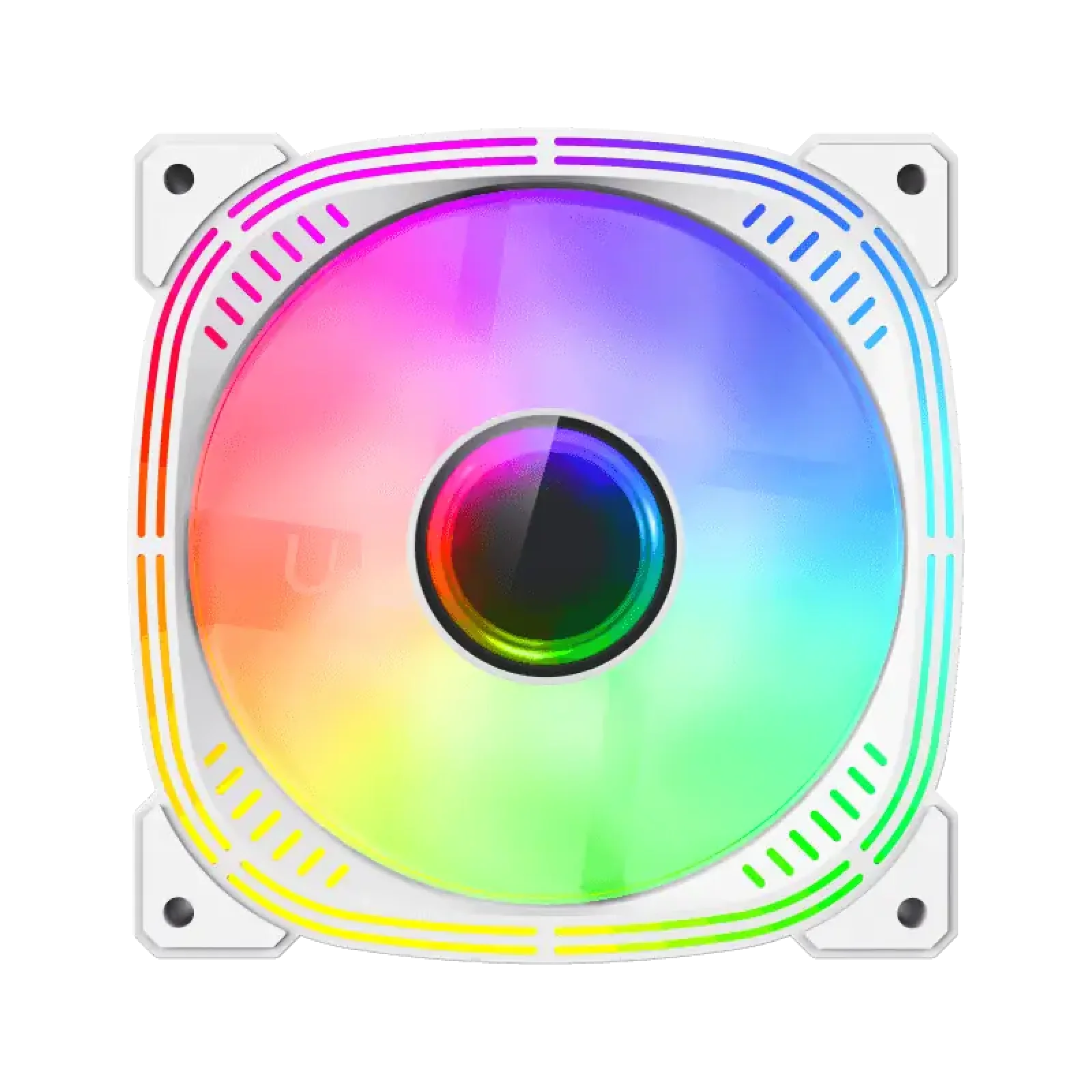 Кулер для корпусу GAMEMAX 120 мм, 3pin(M/F)/4pin(M/F) ARGB, білий GMX-12ARGB-L UA