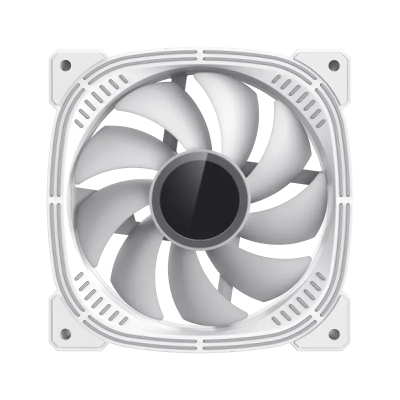 Кулер для корпусу GAMEMAX 120 мм, 3pin(M/F)/4pin(M/F) ARGB, білий GMX-12ARGB-L UA