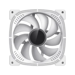 Кулер для корпусу GAMEMAX 120 мм, 3pin(M/F)/4pin(M/F) ARGB, білий GMX-12ARGB-L UA