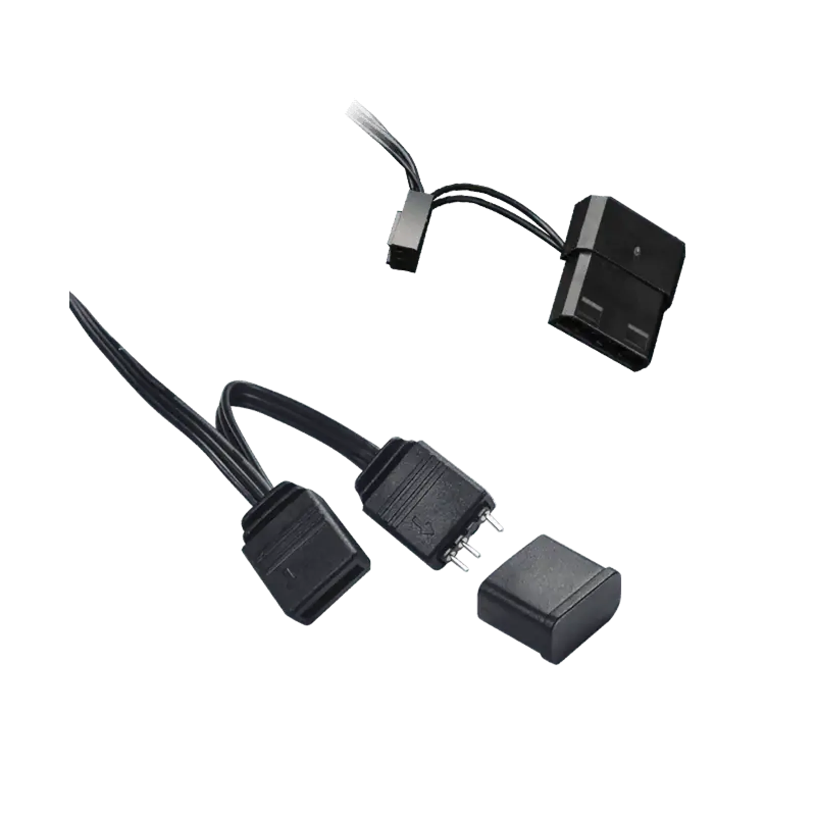 Кулер для корпусу GAMEMAX 120 мм, 3pin(M/F)/Molex+3pin ARGB, білий GMX-12-DBB-WT UA