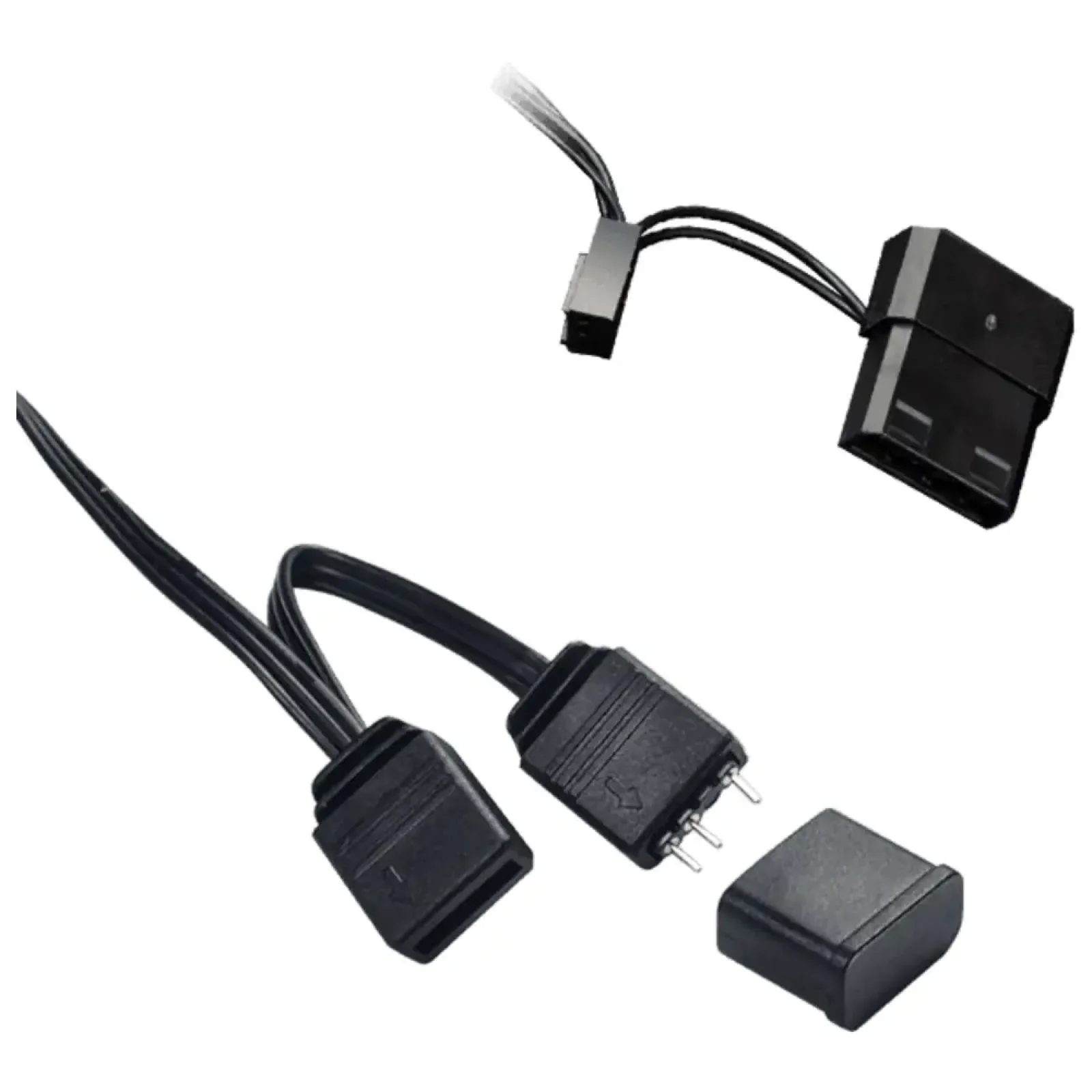 Кулер для корпусу GAMEMAX 120 мм, 3pin(M/F)/Molex+3pin ARGB, чорна рамка GMX-12-CBB UA
