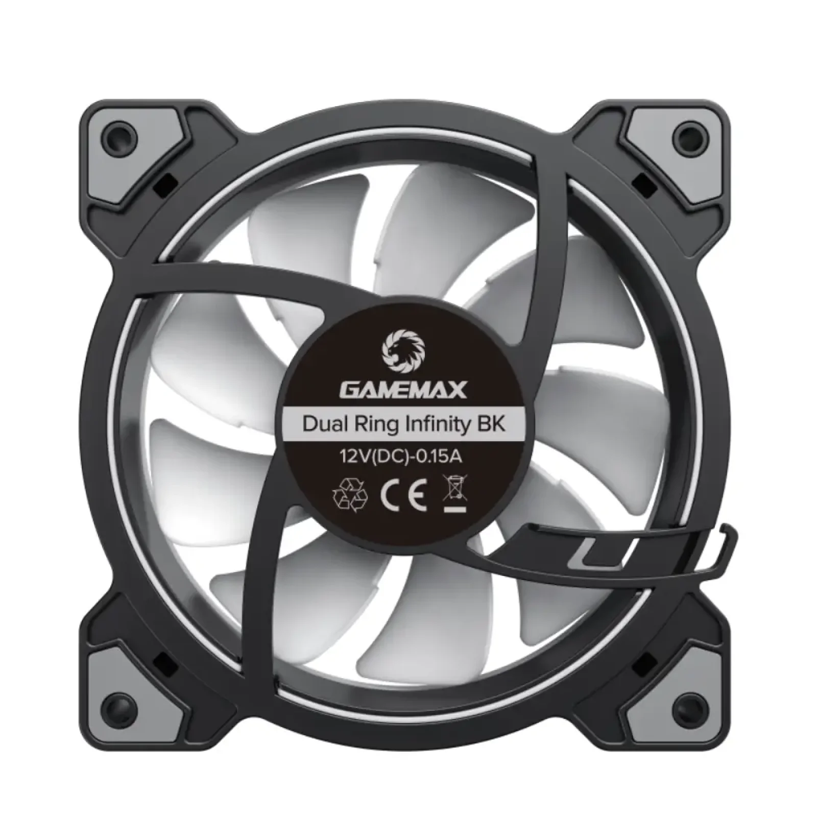 Кулер для корпуса GAMEMAX 120mm*4 KIT ARGB fan DRH400 UA
