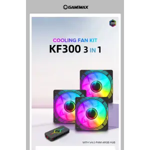 Кулер для корпусу GameMax KF300 BK UA