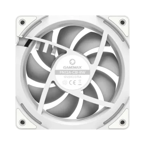 Кулер для корпусу GAMEMAX 120mm*3 KIT ARGB fan (функція ре версу) KF300R WH UA