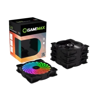 Кулер для корпусу GAMEMAX 120mm*3 KIT ARGB fan RB 300 UA